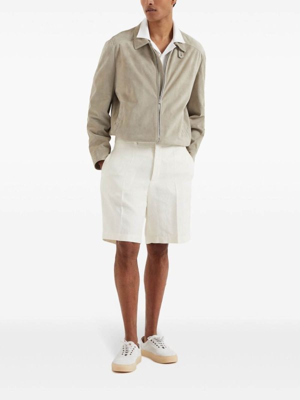 BRUNELLO CUCINELLI: leather jacket online - Leather Jacket