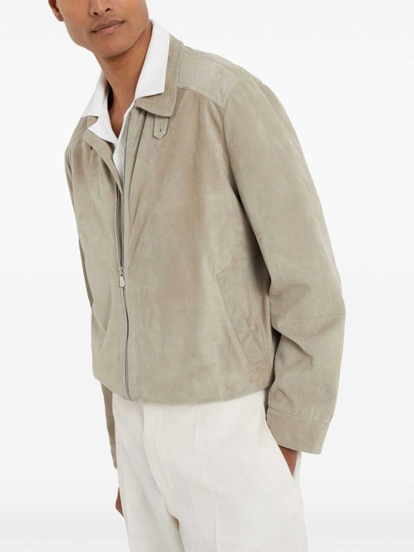 The Best Shops BRUNELLO CUCINELLI: Leather Jacket