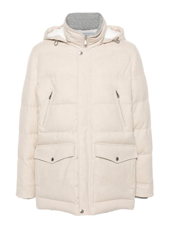 BRUNELLO CUCINELLI: padded jackets - Water Resistant Padded Jacket