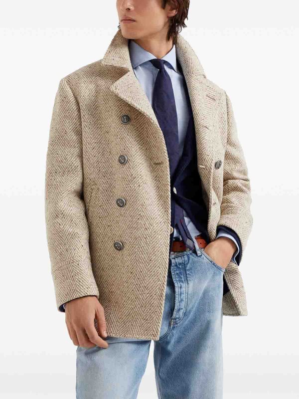 BRUNELLO CUCINELLI: casual jackets online - Long Jacket
