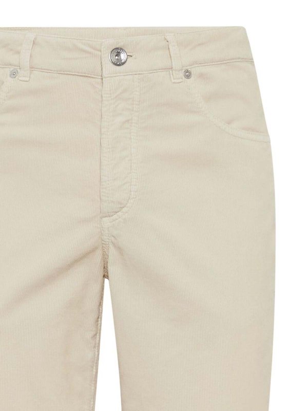 The Best Shops BRUNELLO CUCINELLI: カジュアルトラウザー - カジュアルパンツ - 白