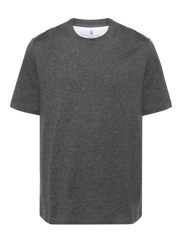 BRUNELLO CUCINELLI: Tシャツ - Tシャツ - 黒