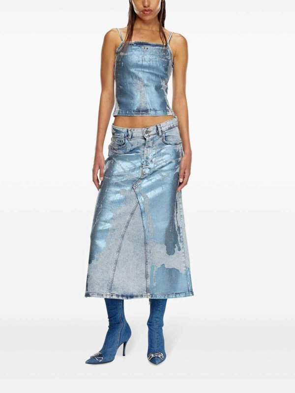 DIESEL: トップス＆タンクトップ online - トップ/タンクトップ - ダークウォッシュ