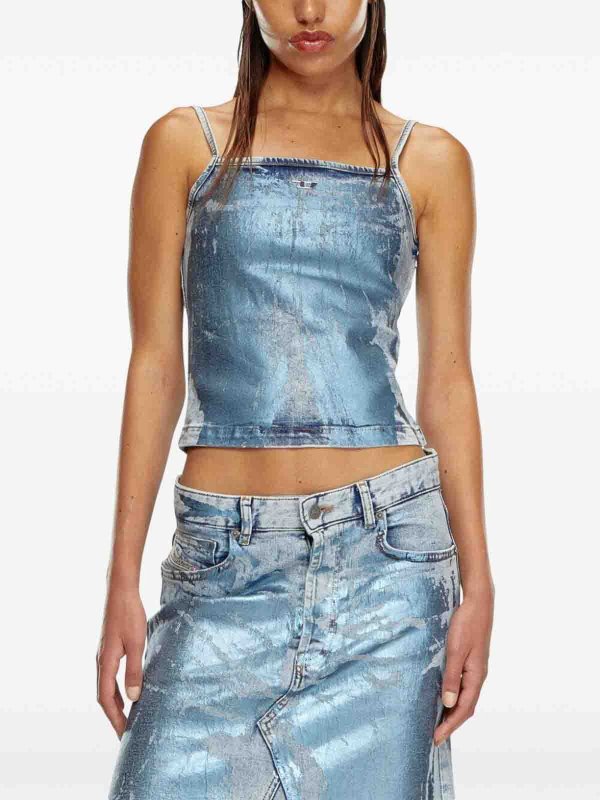 The Best Shops DIESEL: トップス＆タンクトップ - トップ/タンクトップ - ダークウォッシュ