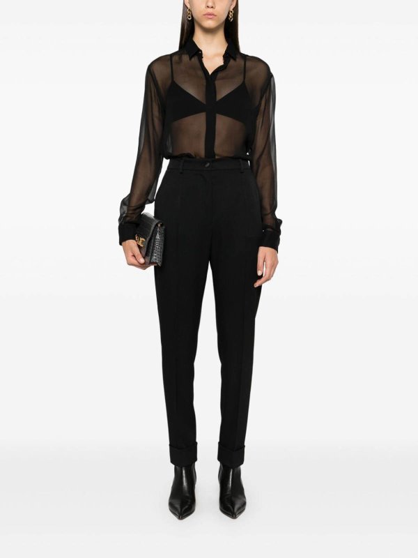 DOLCE & GABBANA: カジュアルトラウザー online - カジュアルパンツ - 黒