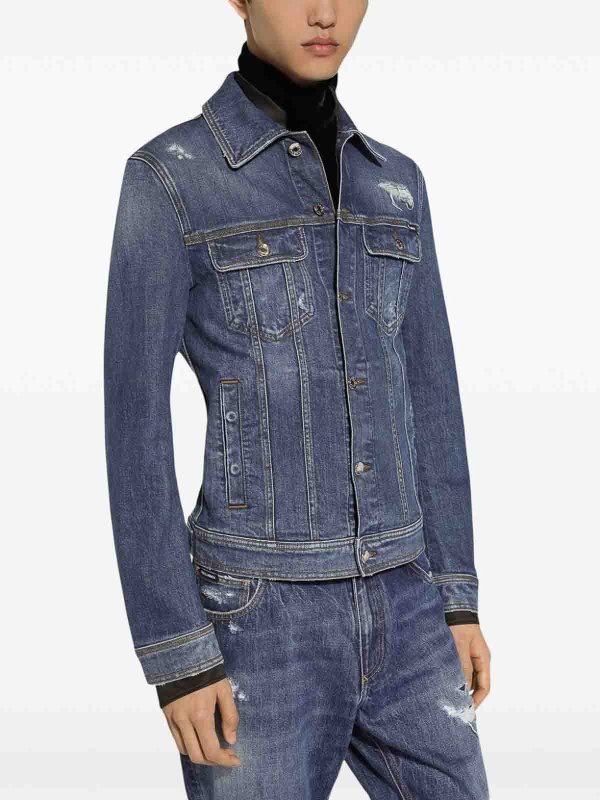 The Best Shops DOLCE & GABBANA: denim jacket - Denim Jacket