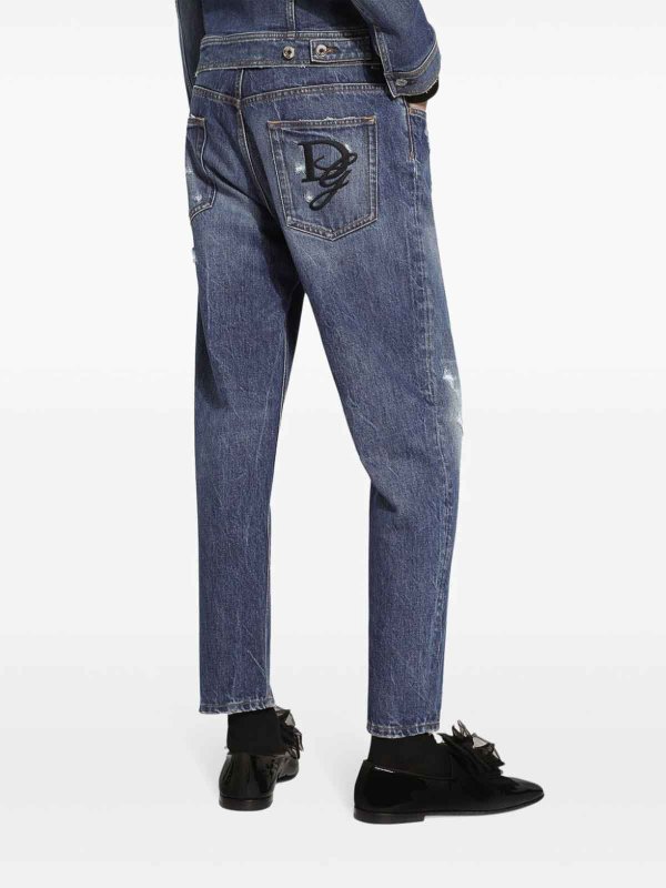 DOLCE & GABBANA buy online Bootcut Jeans - Dunkles Jeansblau