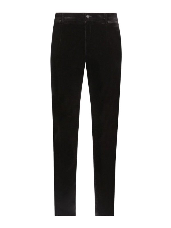 DOLCE & GABBANA: トラウザーショーツ - ショートパンツ - 黒