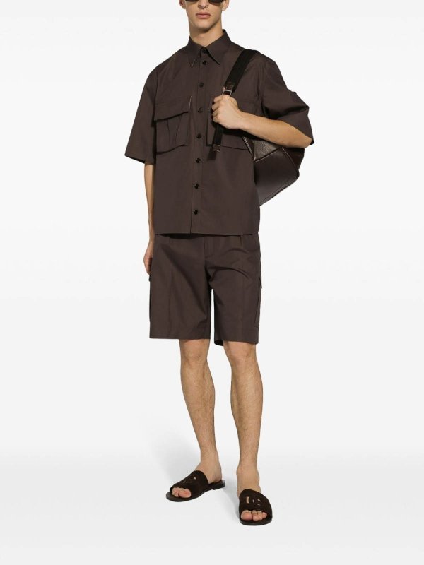 DOLCE & GABBANA: トラウザーショーツ online - ショートパンツ - ブラウン