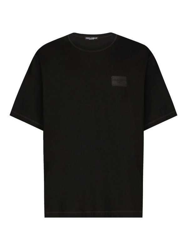 DOLCE & GABBANA: t-shirt - T-shirt girocollo a maniche corte