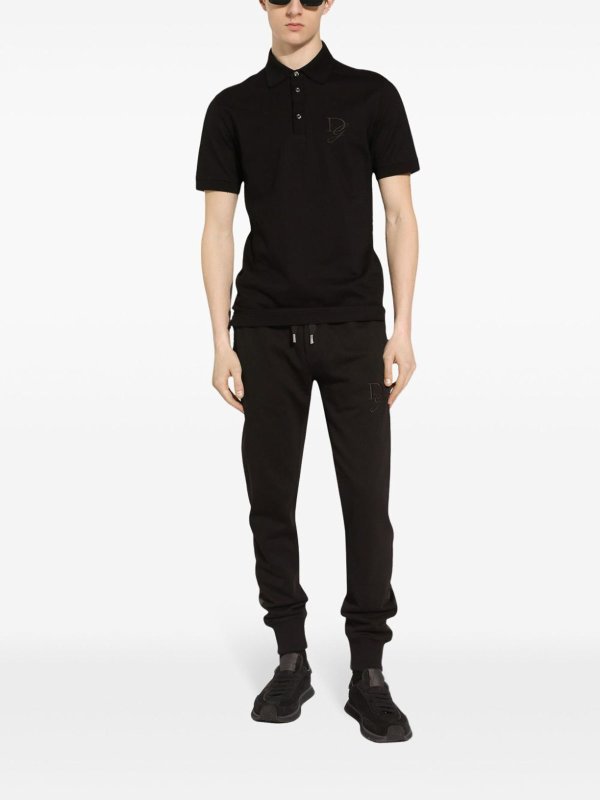 DOLCE & GABBANA: polo shirts online - Short Sleeve Polo Shirt