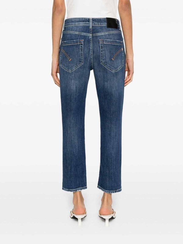 ブーツカットジーンズ - ブルー shop online: DONDUP