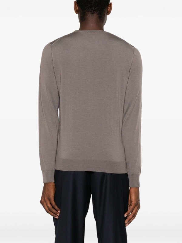 Pull Col Rond - Gris shop online: DRUMOHR