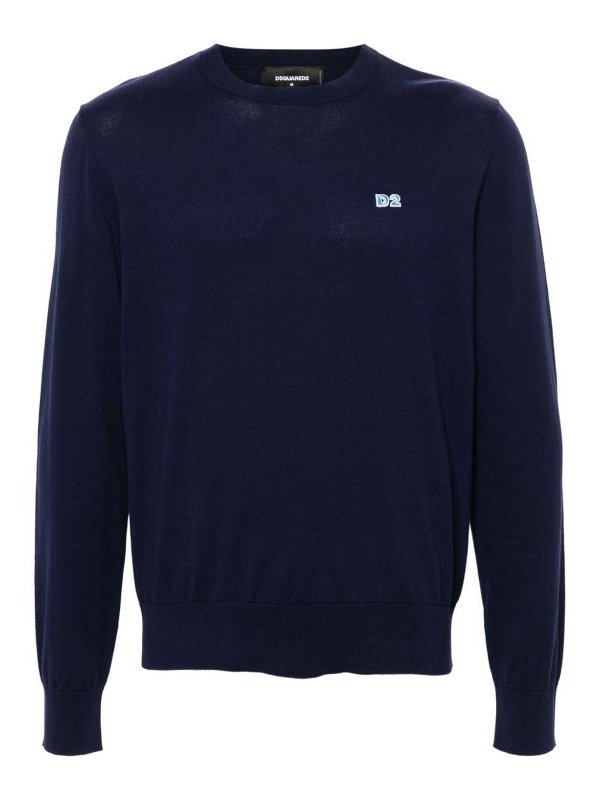 DSQUARED2: crew necks - Crew-Neck Sweater