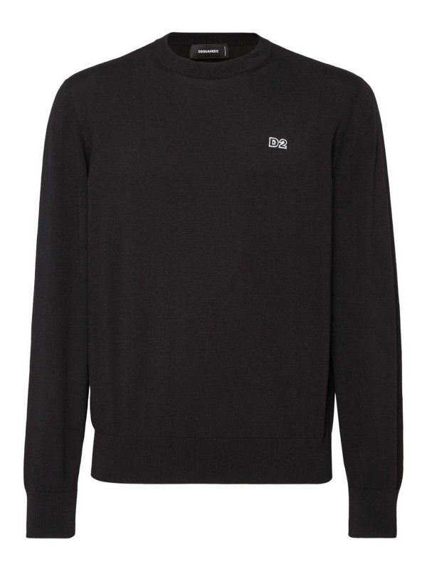 DSQUARED2: crew necks - Crew-Neck Sweater