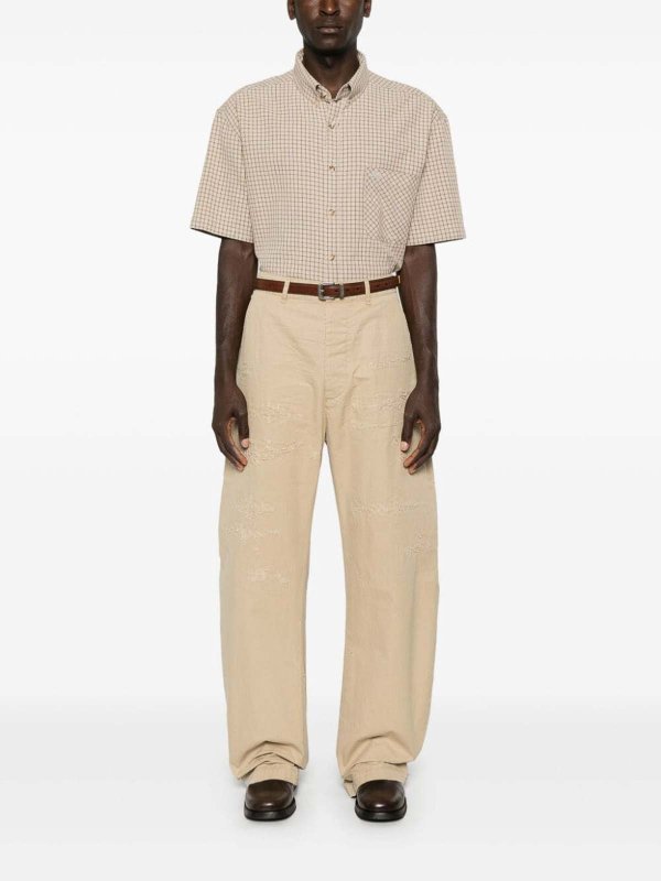 DSQUARED2: pantaloni shorts online - Pantaloni chino strappati