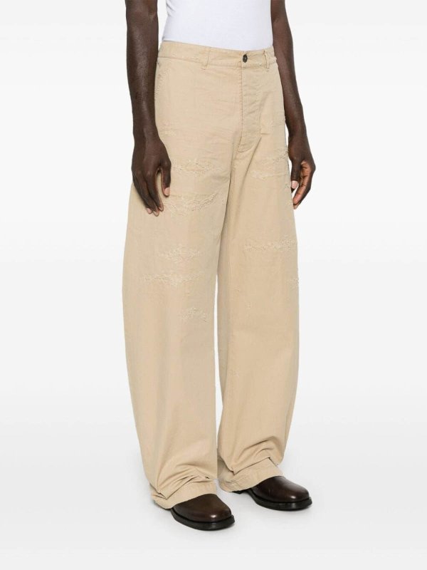 Pantaloni chino strappati shop online: DSQUARED2