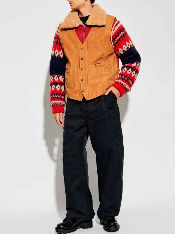 DSQUARED2: Trousers Shorts online - Ripped Chino Pants