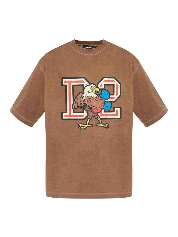 DSQUARED2: t-shirts - Loose Fit T-Shirt