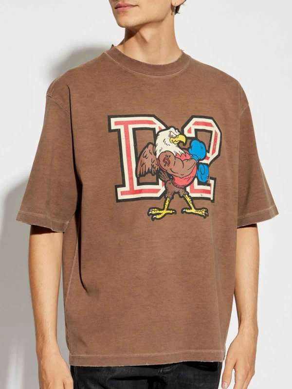 The Best Shops DSQUARED2: t-shirts - Loose Fit T-Shirt