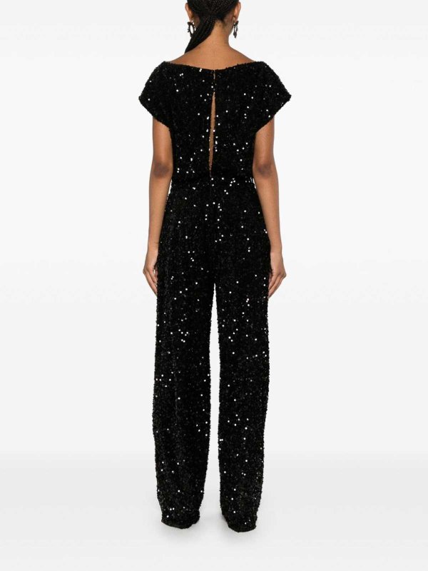 ELISABETTA FRANCHI buy online ジャンプスーツ - 黒