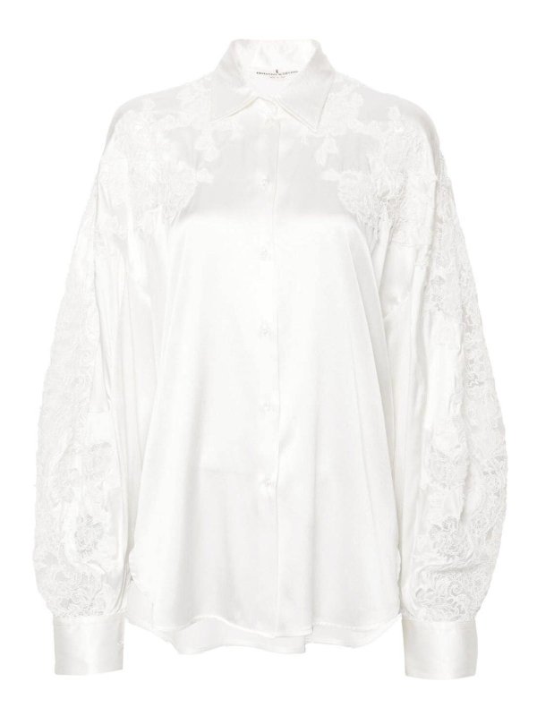 ERMANNO SCERVINO: Hemden - Hemd - Creme