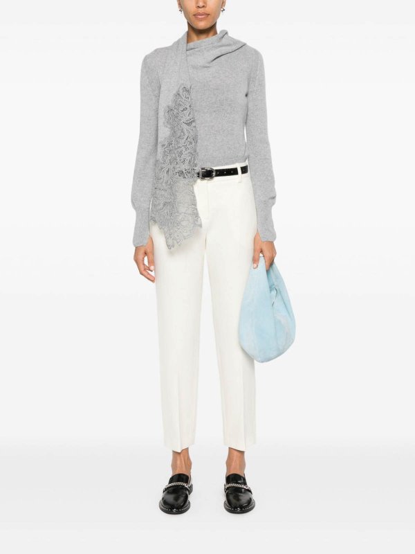 ERMANNO SCERVINO: Pantalons casual online - Pantalons Décontractés - Blanc