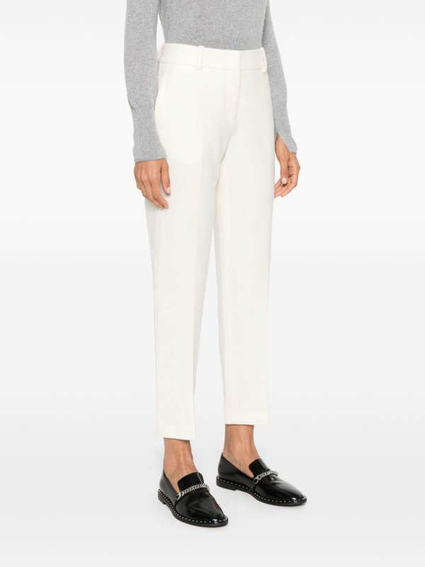 The Best Shops ERMANNO SCERVINO: Pantalons casual - Pantalons Décontractés - Blanc