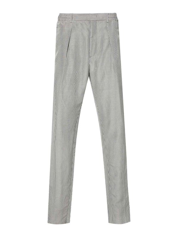 FENDI: Tailored & Formal trousers - Striped Tailored Pants