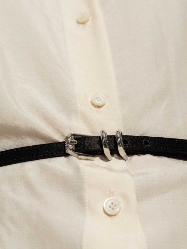 The Best Shops GIVENCHY: shirts - Long Shirt With `Voyou` Belt