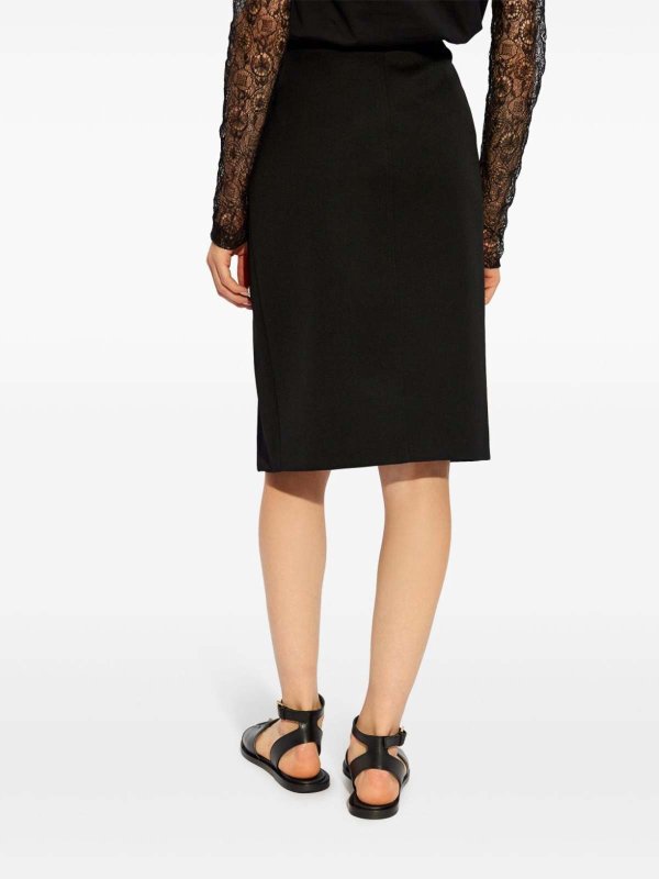 The Best Shops GIVENCHY: ニーレングススカート＆ミディ丈 - 膝丈/ミディスカート - 黒