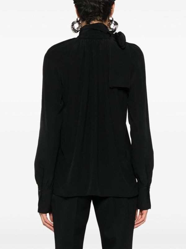The Best Shops GIVENCHY: blouses - Blouse With Knot Collar