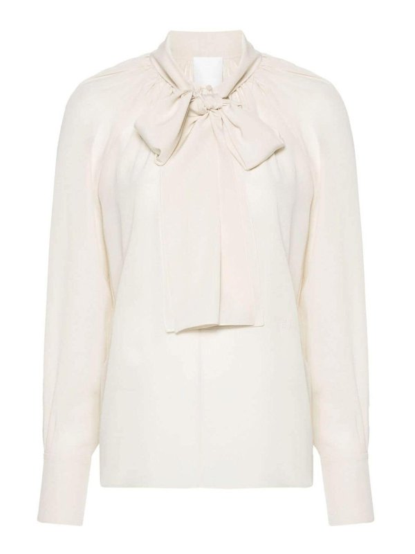 GIVENCHY: ブラウス - ブラウス - ベージュ