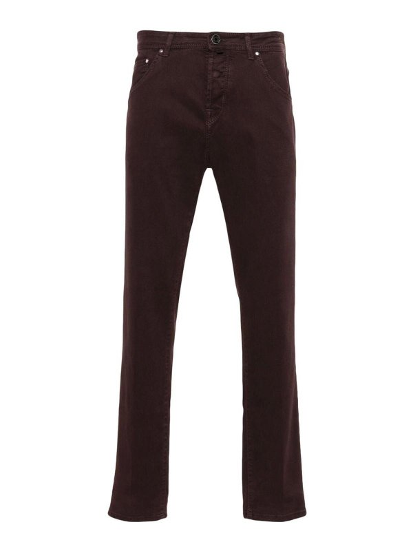 JACOB COHEN: ブーツカットジーンズ - ブーツカットジーンズ - 紫