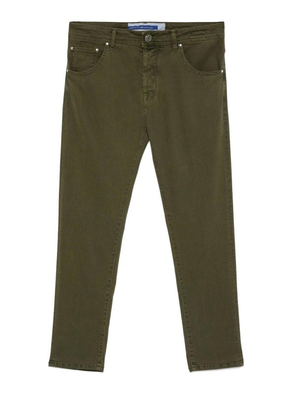 JACOB COHEN: bootcut jeans - `Scott` 5-Pocket Slim Fit Jeans