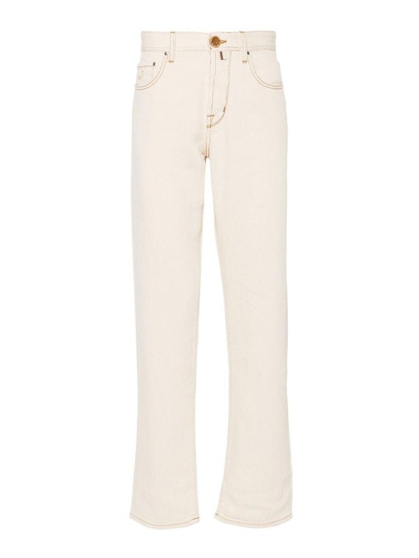JACOB COHEN: bootcut jeans - `Harrison` 5-Pocket Straight Jeans