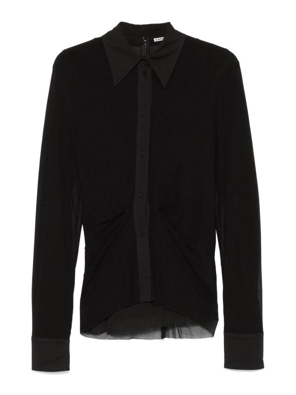 JIL SANDER: camicie - Camicia a doppio strato