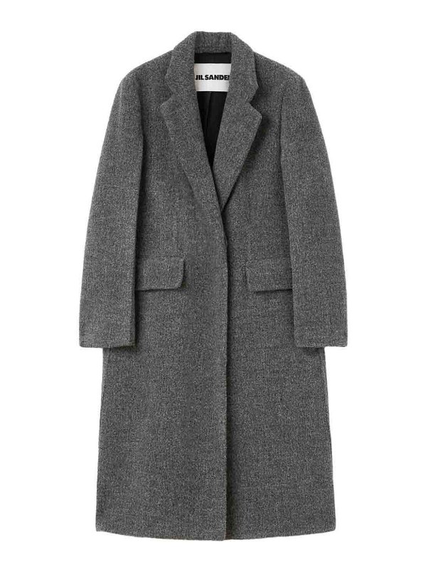 JIL SANDER: ショートコート - ショートコート - 黒