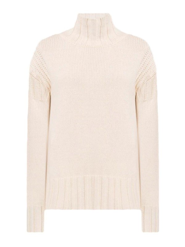 JIL SANDER: Col roulé & Col polo - Pull Col Roulé - Beige