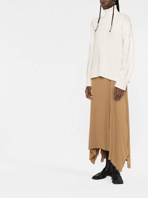 JIL SANDER: Col roulé & Col polo online - Pull Col Roulé - Beige