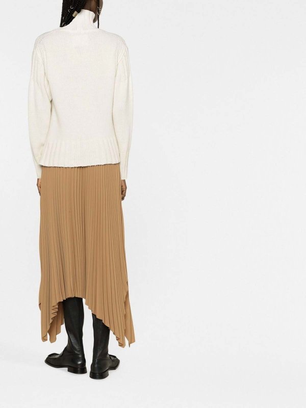 Pull Col Roulé - Beige shop online: JIL SANDER
