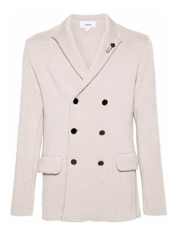 LARDINI: ブレザー - ブレザー - クリーム