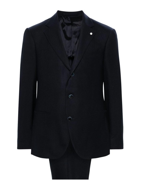 LUIGI BIANCHI MANTOVA: Costumes élégants - Costume De Cérémonie - Bleu