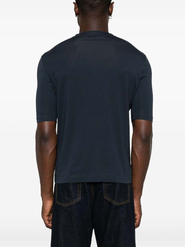 The Best Shops MALO: crew necks - Short Sleeve Crew-Neck Sweater