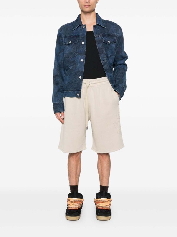 OFF-WHITE: pantaloni shorts online - Pantaloncini