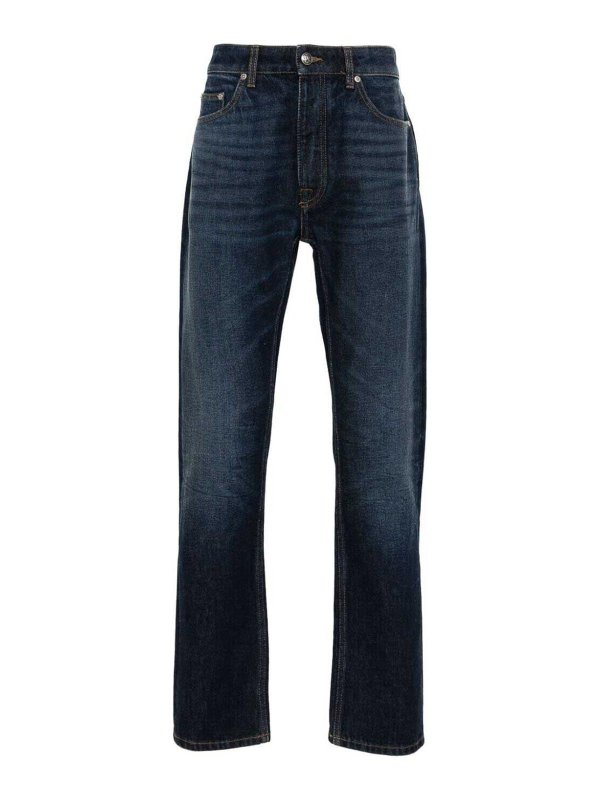 Palm Angels: bootcut jeans - `Midnight Monogram` 5-Pocket Jeans
