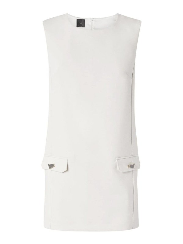 Pinko: ニーレングスドレス - 膝丈ドレス - ベージュ