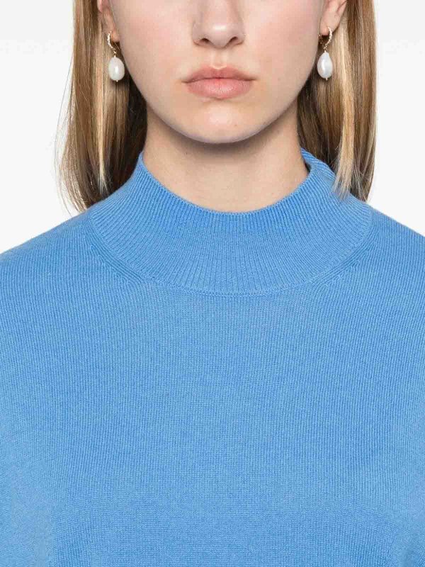 The Best Shops Pinko: Pull col rond - Pull Col Rond - Bleu Clair