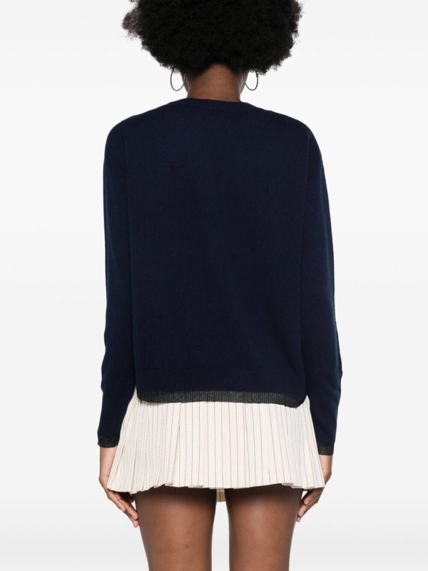 Rundhalspullover - Blau shop online: Pinko