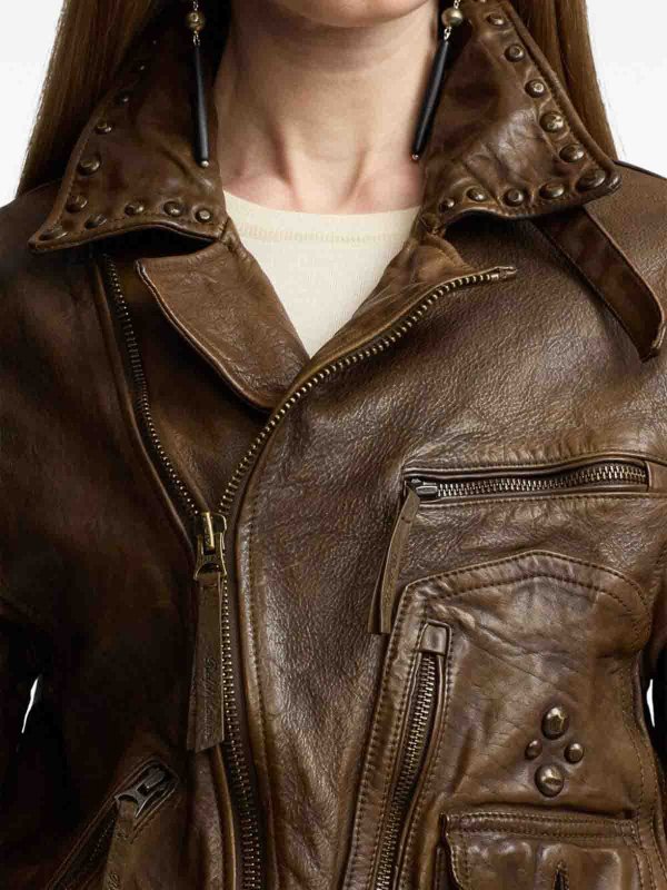 POLO RALPH LAUREN buy online Lederjacke - Beige